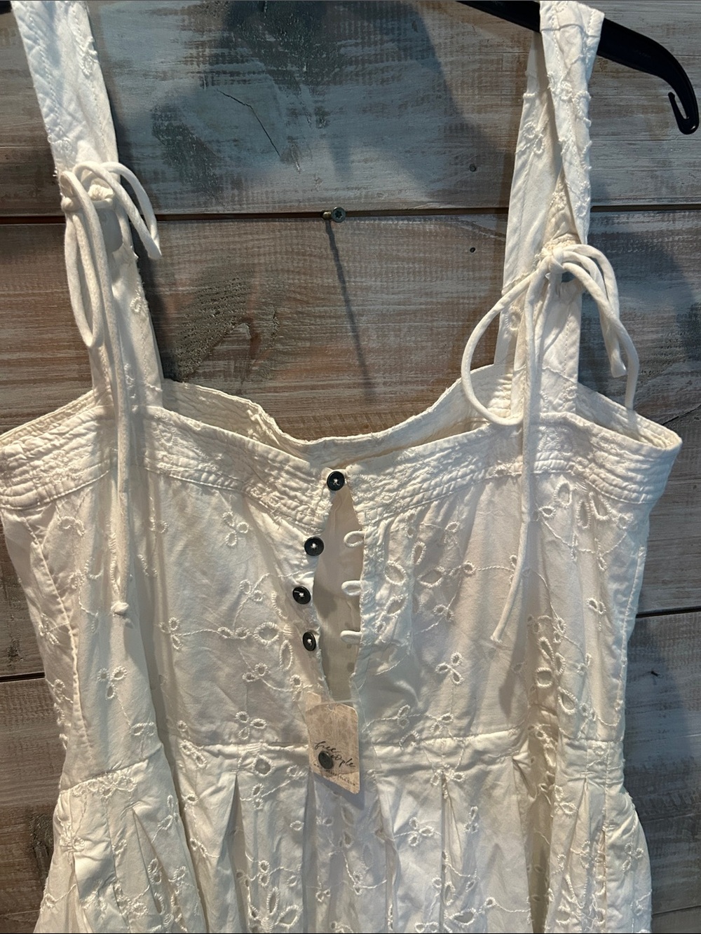 NWT FREE PEOPLE Primavera Eyelet Midi Dress size M - Picture 8 of 11